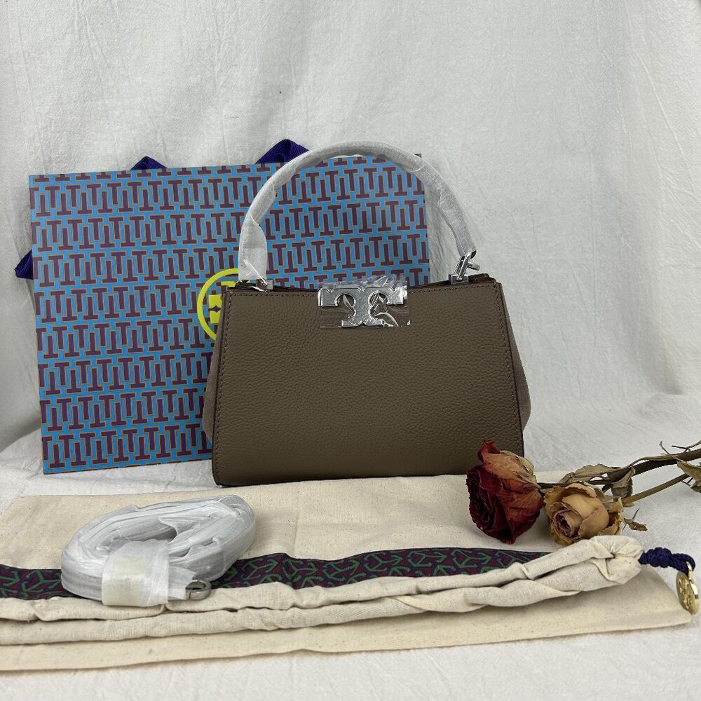 Tory Burch small Eleanor Spazzolato Satchel Bag